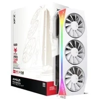 Abbildung von XFX AMD Radeon RX 9070XT MERCURY Magnetic Air RGB Gaming 16GB GDDR6 OC White