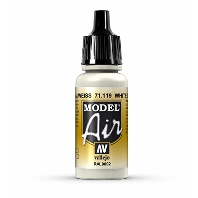 Abbildung von Vallejo Model Air Acrylfarbe, 17 ml White Grey Ral9002