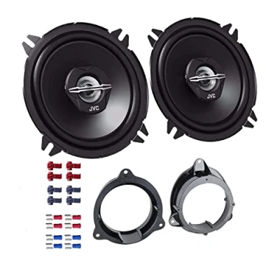 Abbildung von JVC CS J520X Auto Lautsprecher Boxen 500 Watt 13 cm 2 Wege Koax passend für Mercedes Citan (W415) ab 2012 Türen Front