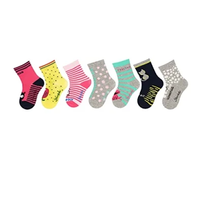 Abbildung von Sterntaler 7 PACK Socken für Kinder, Größe: 21/22, Pink