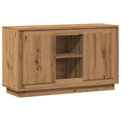 Abbildung von vidaXL Sideboard, Kommode mit 6 Fächern, Anrichte Schrank für Wohnzimmer, Beistellschrank Mehrzweckschrank, Artisan Eiche Holzwerkstoff