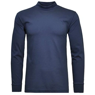 Abbildung von RAGMAN Herren Stehkragenshirt Langarm XXL, Nachtblau 079