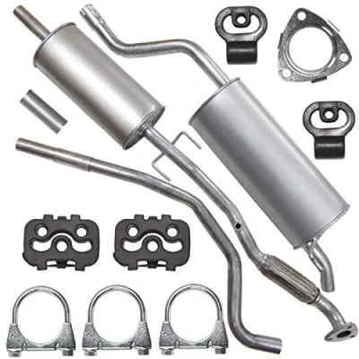 Abbildung von Auspuffanlage Schalldämpferset Auspuff für Opel Corsa D 4 IV 1.4