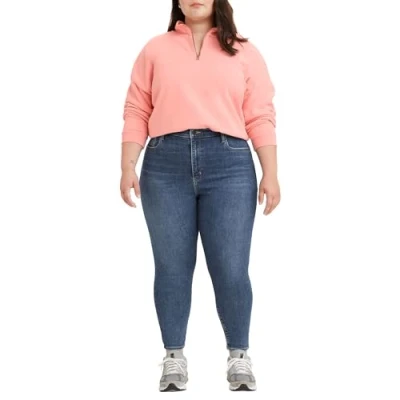 Abbildung von Levi&#039;s Plus MILE HIGH Super Skinny Jeans Fit, Damen, Größe: 50x32, Blue denim