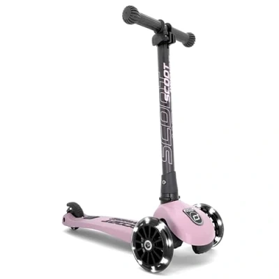 Abbildung von Scoot and Ride Dreiradscooter Highwaykick 3 LED Rose