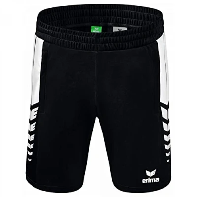 Abbildung von Erima Fussball Teamsport SIX Wings kurze Sporthose, Herren, Größe: Large, Schwarzweiss