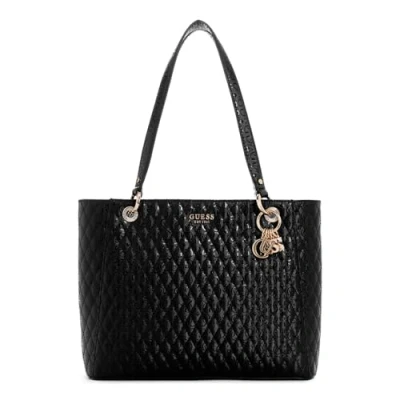 Abbildung von Guess Betula NOEL TOTE Handtasche, Damen, Größe: One Size, Black