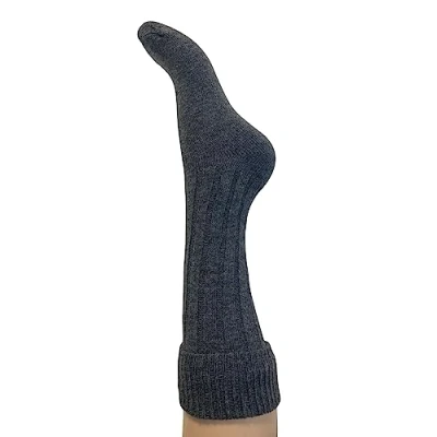 Abbildung von Charnos Damen Stiefelsocken, Anthrazit, Einheitsgröße Socken, One size