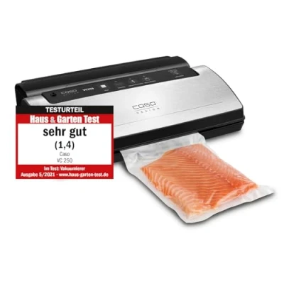 Abbildung von Caso Bar Vacuum sealer VC250 Power 120 W Temperature control Stainless steel