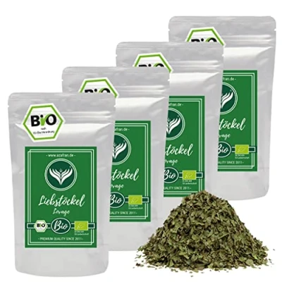 Abbildung von Azafran BIO Liebstöckel (Maggikraut) Gewürz getrocknet und gerebelt natürlicher Salzersatz 1 kg