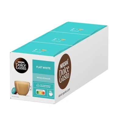 Abbildung von NESCAFÉ DOLCE GUSTO Flat White Kaffeekapseln 3er Pack (3 x 16 Portionen)