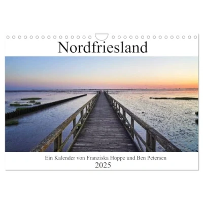 Abbildung von CALVENDO Wandkalender Nordfriesland (Wandkalender 2025 DIN A4 quer), Monatskalender