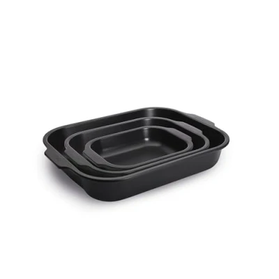 Abbildung von WOLL Auflaufform Bräter, Schmorschalen, Bratreinen Set für den Backofen, (3 St), Hitzebeständig bis 260 C, Spülmaschinenfest