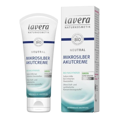 Abbildung von Lavera Neutral Mikrosilber Akutcreme Akutcre Feuchtigkeitspflege, Größe: 75 ml,