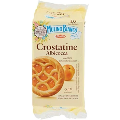 Abbildung von 60x Mulino Bianco Kuchen Crostatina Albicocca Aprikose brioche kekse 40g cookies