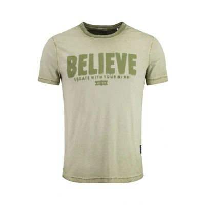 Abbildung von Key Largo Create Round Tshirt print, Herren, Größe: 3XL, Cactus green
