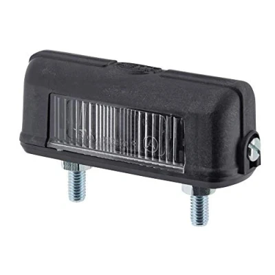 Abbildung von HELLA 2KA 001 389 147 Kennzeichenleuchte Kennzeichenbeleuchtung Anhänger Halogen 12V Anbau links/rechts
