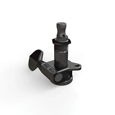 Abbildung von Planet Waves PWAT 6R2 6 (In Line) Auto Trim Tuning Machines, Black Finish
