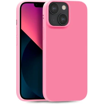 Abbildung von MyGadget Hülle kompatibel mit iPhone 13 Mini robuste Handyhülle TPU Case Slim Silikonhülle Back Cover Kratzfest Schutzhülle matt Rosa