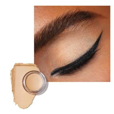 Abbildung von Oulac Matte Lidschatten Gelb Wasserfest Primer Feine Textur Hält 16 Stunden + Schnell Trocknend Wischfeste Oberfläche Vegan 06g (CM04) Nudiste