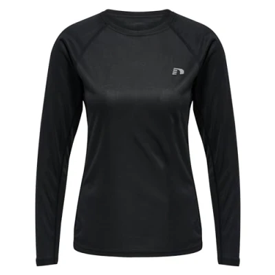Abbildung von Newline CORE Running Langarmshirt, Damen, Größe: 36, Black