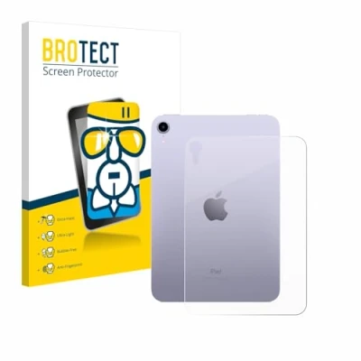 Abbildung von BROTECT Schutzglas für Apple iPad Mini 7 WiFi 2024 (Rückseite) Schutzfolie Panzer Folie Glas [Extrem Kratzfest 9H, Anti Fingerprint,