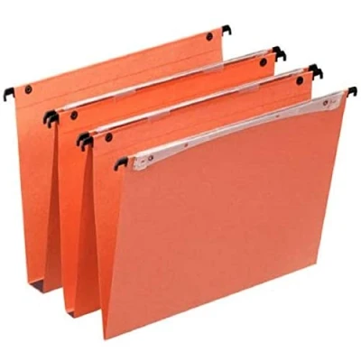 Abbildung von Esselte Dossier Suspendu Vertical, Multi Dossiers, Fond 15 mm, A4, Onglets inclus, Orange, Orgarex, 21632,Packung mit 25 Stück