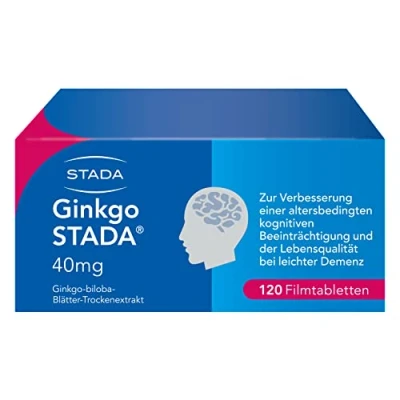 Abbildung von Ginkgo Biloba STADA 40MG FTA bei Gedächtnis und Konzentrationsstörungen 120 St