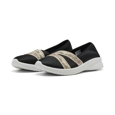 Abbildung von Puma Adelina 2 Snake Chic Sneakers Damen Schuhe Black/Gold Größe: 35.5