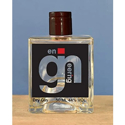 Abbildung von enGINeering Distilled Dry Gin MINIATUR 50 ml 44% Vol. Alc.