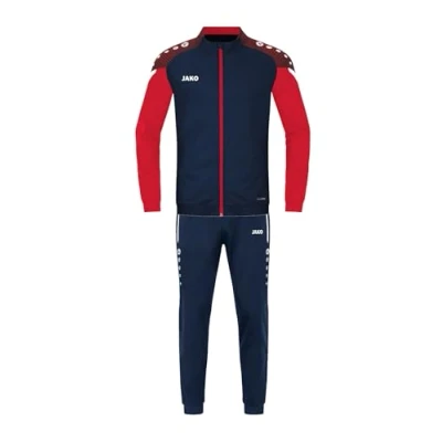 Abbildung von JAKO Herren Trainingsanzug Polyester Performance, Marine/Rot, XL