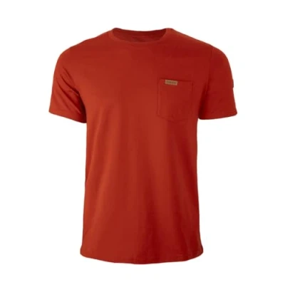 Abbildung von Forsberg MIT Brusttasche Tshirt basic, Herren, Größe: 4XL, Rot