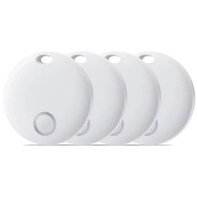Abbildung von Reyke Smart Tag Pro, Koffer Tracker kompatibel mit Apple Wo ist? APP (nur iOS), Schlüsselfinder für Schlüssel, Gepäck, Koffer, Brieftasche, IP67 wasserdicht, 4 Pack