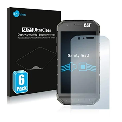 Abbildung von Savvies 6 Stück Schutzfolie für Caterpillar Cat S31 Displayschutz Folie Ultra Transparent