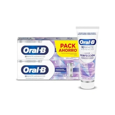 Abbildung von Oral B 3D White Advanced Luxe Perfection Zahnpasta, 2 x 75 ml