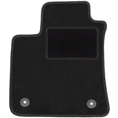 Abbildung von Wielganizator Automatte Passend für Renault Megane IV Grand Coupe, Liftback, Kombi, Grandtour, Coupé, GT 2015 Velours Autozubehör Praktische Fußmatte Auto 1 teilig schwarz