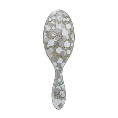 Abbildung von Wet Brush Original Detangler Haarbürste, Silber (Groovy Disco) Ultraweiche IntelliFlex Borsten Entwirrungsbürste gleitet durch Verfilzungen für alle Haartypen (nasses, trockenes und geschädigtes