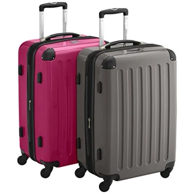 Abbildung von HAUPTSTADTKOFFER Alex 2er Koffer Set Hartschale glänzend, TSA, 65 cm, 74 Liter, Graphit Magenta