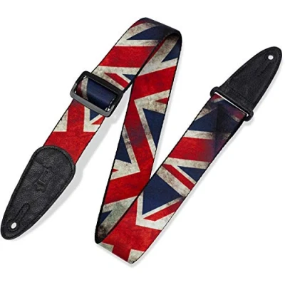 Abbildung von Levys MDP UK Print Series 2&quot; Polyester Guitar Strap
