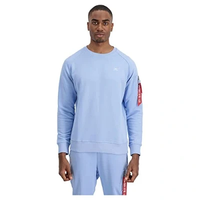 Abbildung von Alpha Industries X Fit Sweat Sweatshirt für Herren Light Blue