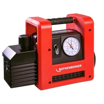 Abbildung von ROTHENBERGER ROAIRVAC R32 9.0 230V, 255 l/min, 750W 1000002714 Vakuumpumpe, Evakuierpumpe, Drehschieberpumpe