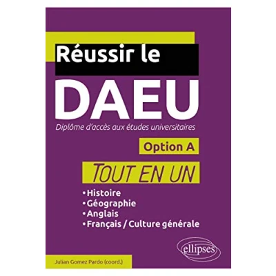Abbildung von Réussir le DAEU Tout en un option A