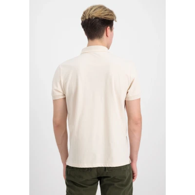 Abbildung von Alpha Industries XFIT Poloshirt, Herren, Größe: Large, Jet stream white