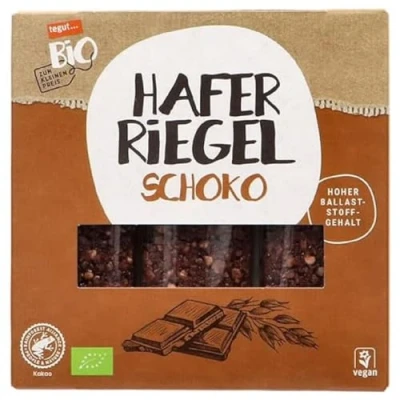 Abbildung von tegut… Bio zum kleinen Preis Haferriegel Schoko, 105 g
