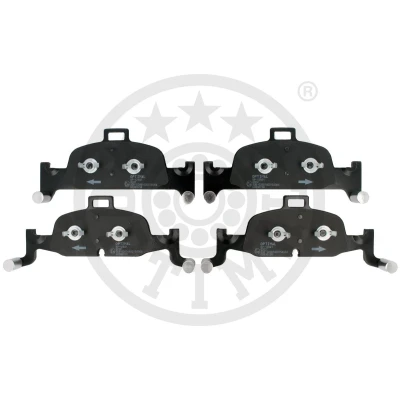 Abbildung von OPTIMAL BP 12841 Bremsbelagsatz Vorderachse für Verschleißwarnanzeiger vorbereitet, exkl. Verschleißwarnkontakt AUDI: A4 B9 Avant, Q5, A5 Sportback