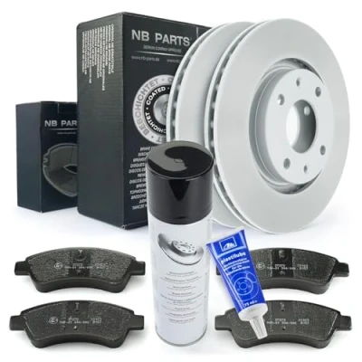 Abbildung von Bremsen/Bremsscheiben + Bremsbeläge vorne Bremsenreiniger ATE Plastilube NB PARTS GERMANY 10046380