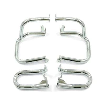 Abbildung von Motorrad Crashbars Für Goldwing 1800 GL1800 GL1800A 2001 2018 Autobahn Crash Bars Motor Schutz Stoßstange Stunt Käfig Straße Protector Motorschutz Sturzbügel(C)