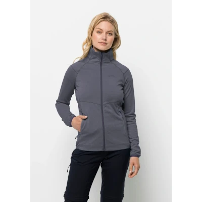 Abbildung von Jack Wolfskin Fortberg FZ W Fleecejacke, Damen, Größe: Large, Graphite