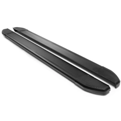 Abbildung von Trittbretter Schweller Seitenbretter kompatibel mit Mercedes Vito V Klasse W447 2014 2023 Langer 2X Aluminium Schwarz