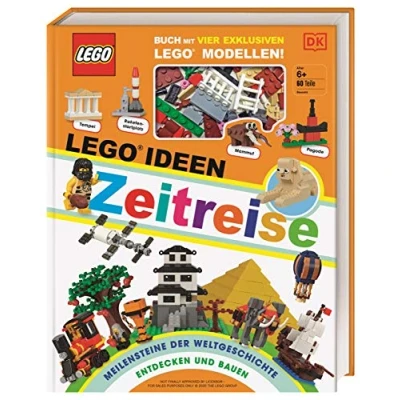Abbildung von LEGO® Ideen Zeitreise: Buch mit vier exklusiven Modellen. Meilensteine der Weltgeschichte entdecken und bauen